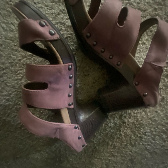Dansko Purple Sandals Comfort Style - Picture 6 of 8